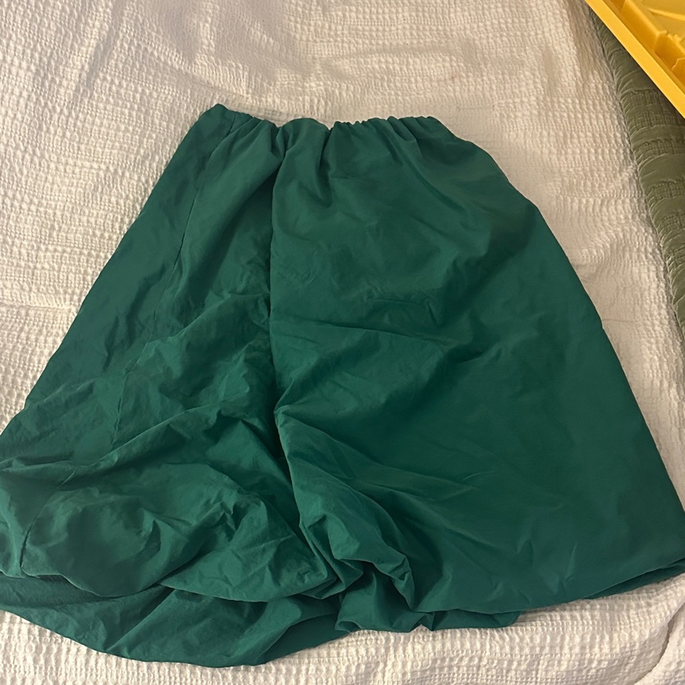 Zara A-Line Skirt in Rich Green